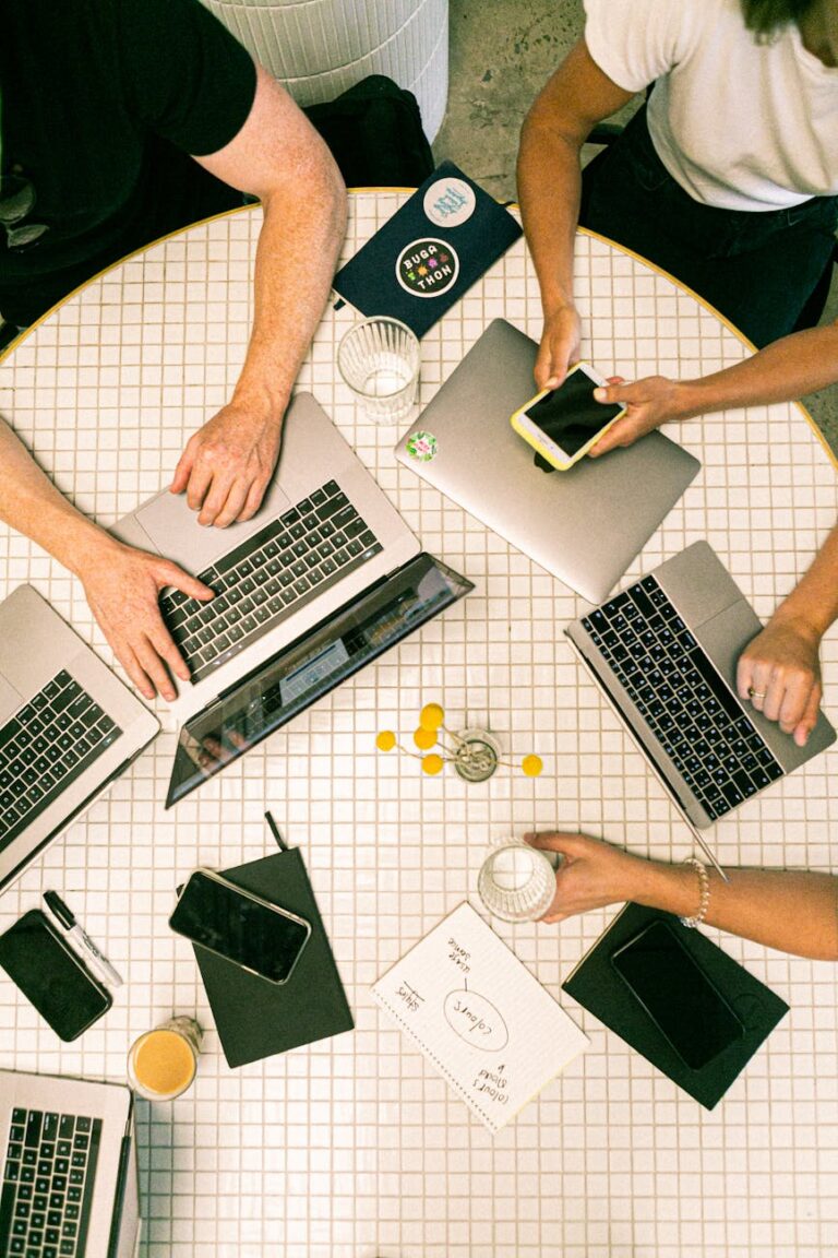 Equipo desarrollando una web en WordPress